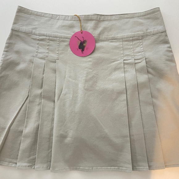 Cotton twill mini skort - Picture 1 of 4